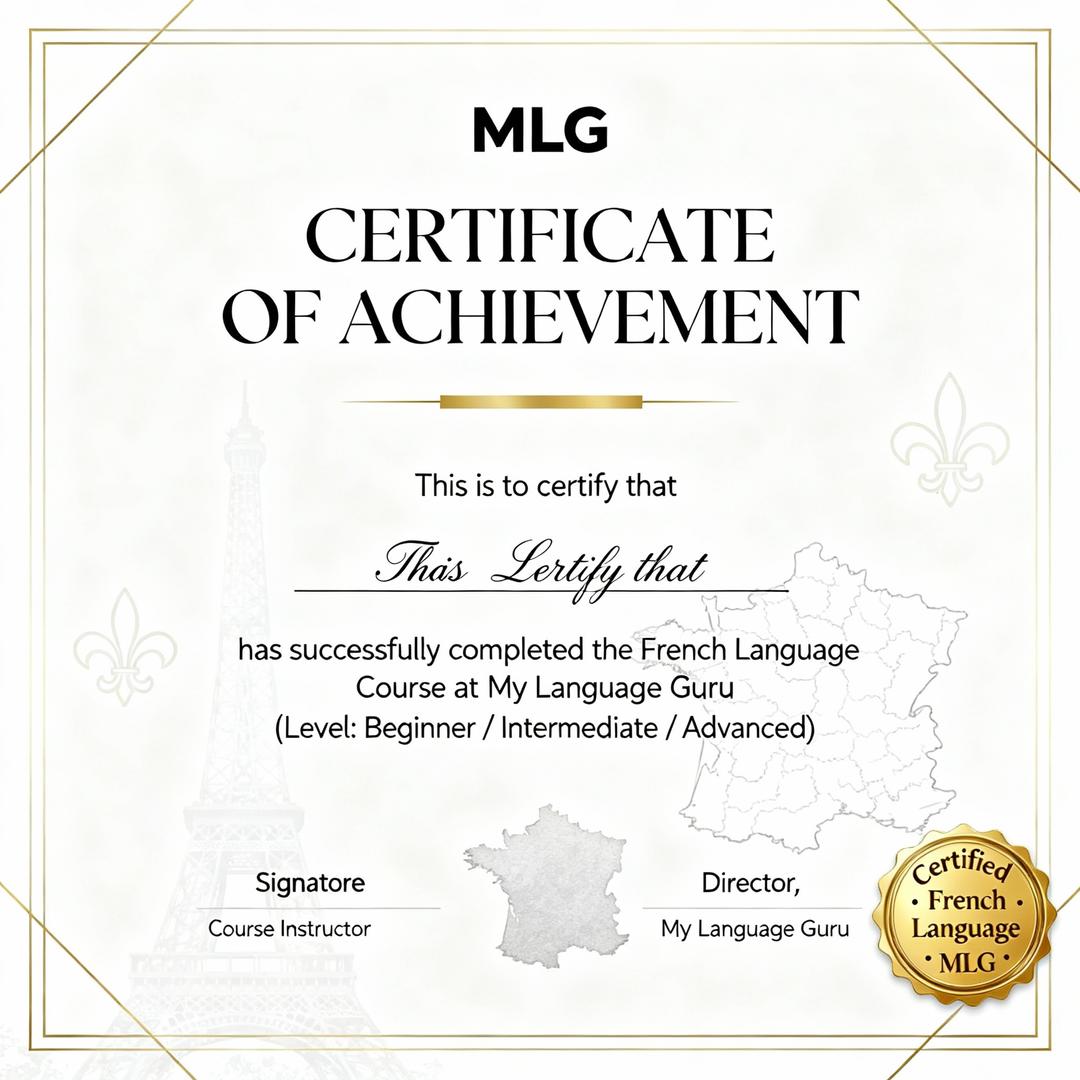 Certificate Sample